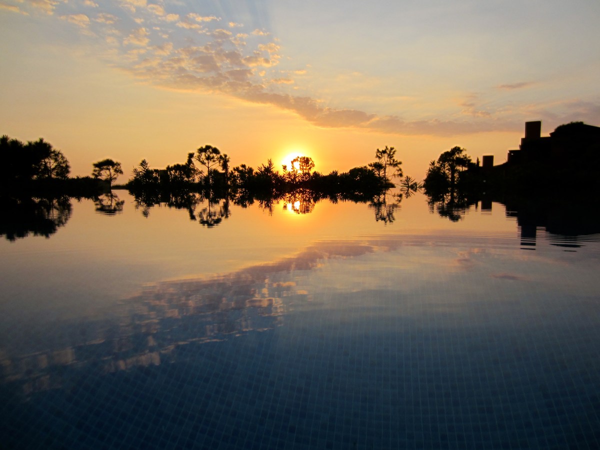 Poolside Sunset The Romanos
